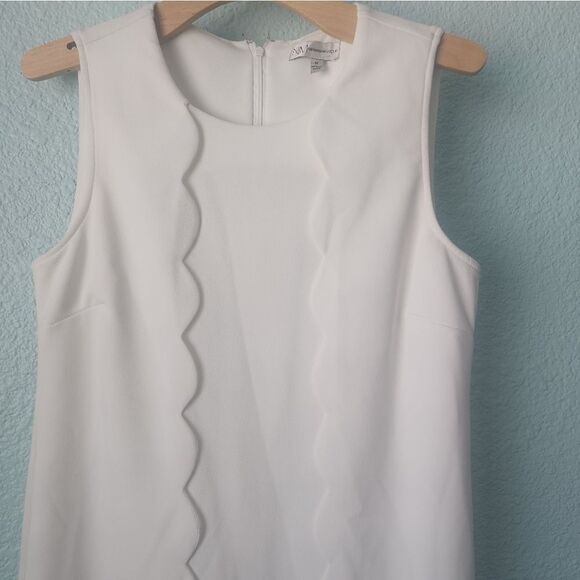 Neiman Marcus NM dress boxi sleeveless coastal minimalist freestyle contemporary - Picture 3 of 9